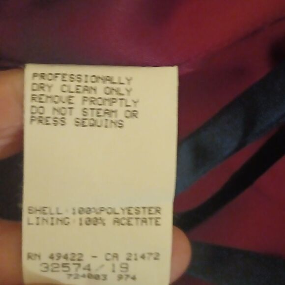 Jessica McClintock Gunne Sax navy blue sequined corset prom/ball gown 11/12 - Picture 9 of 11